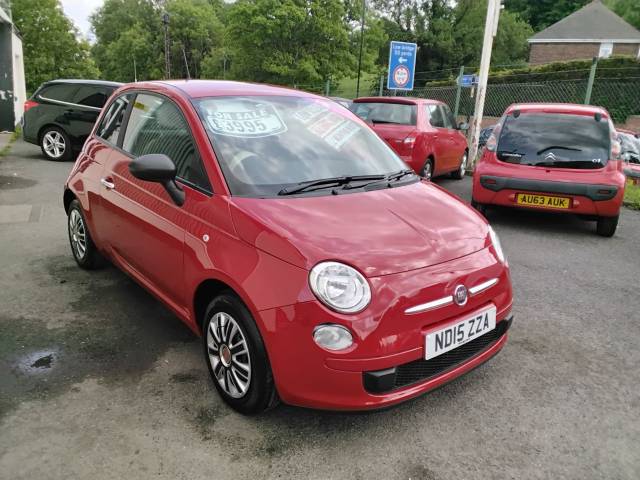 Fiat 500 1.2 Pop 3dr [Start Stop] Hatchback Petrol Red