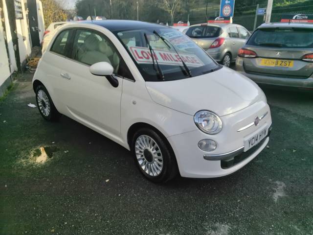 Fiat 500 1.2 Lounge 3dr [Start Stop] Hatchback Petrol White