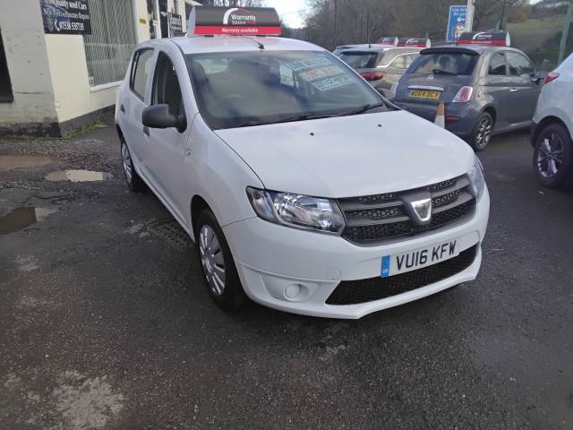 Dacia Sandero 1.2 16V 75 Ambiance 5dr Hatchback Petrol White